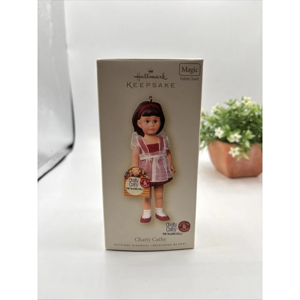 2007 Hallmark Keepsake CHATTY CATHY Magic Sound Ornament-Needs Batt-Preowned
